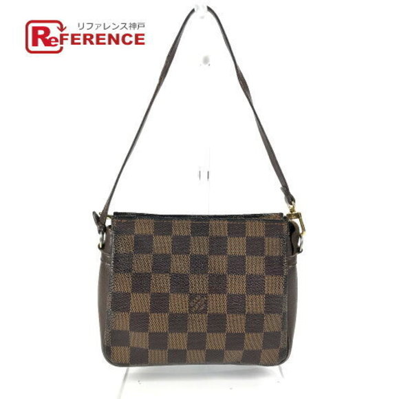 Louis Vuitton Damier Truss Makeup Accessory Shoulder Bag Canvas Ebene Brown - Picture 1 of 9